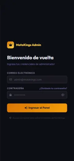 MotoKings: Administración Mobile