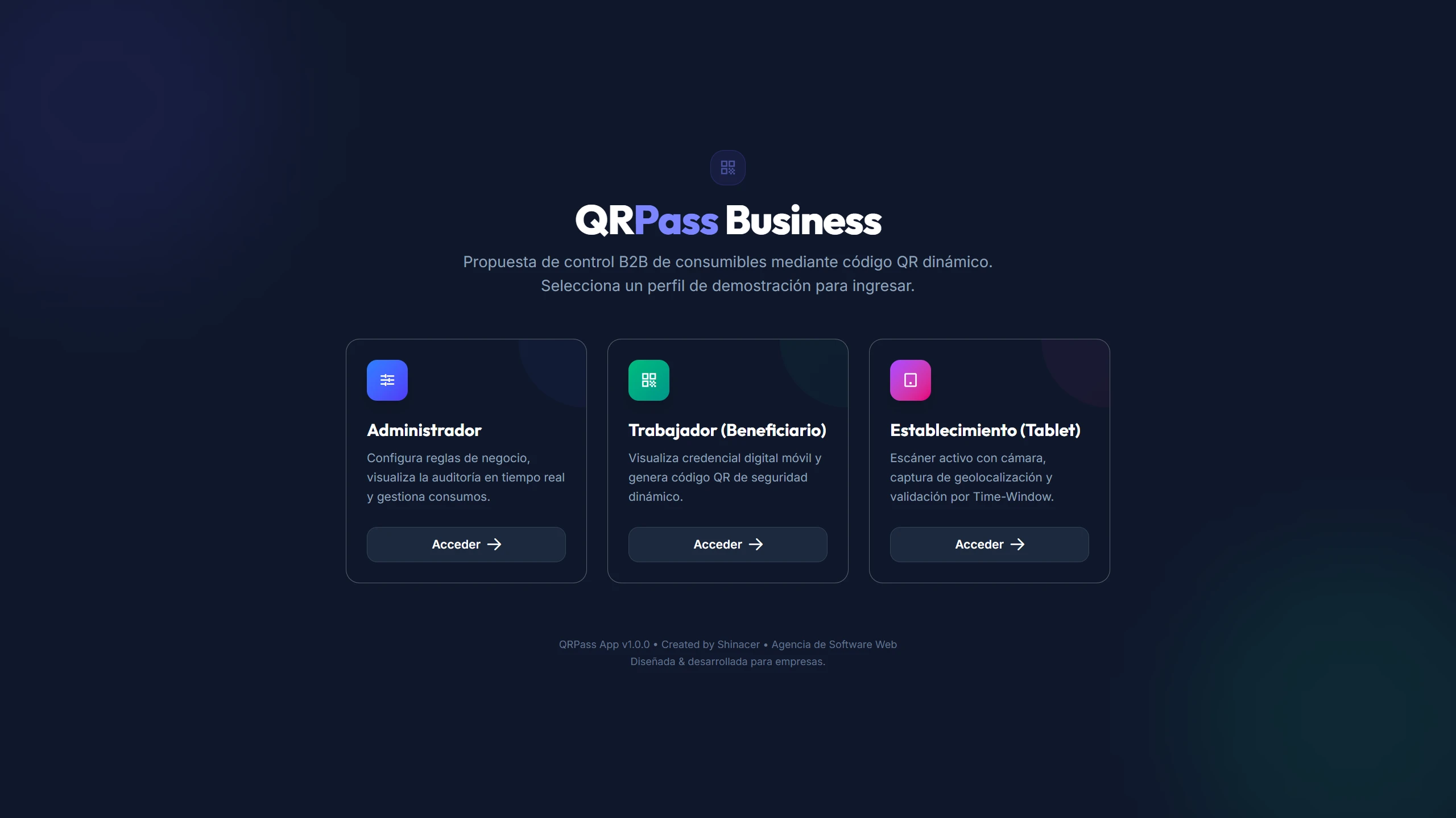 QRPass Business PC