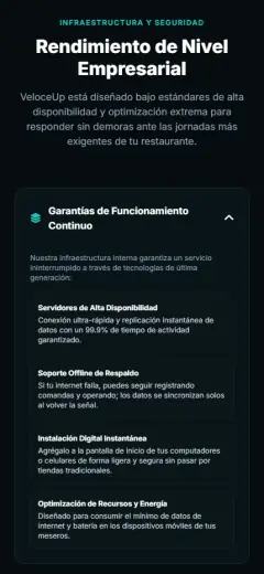 Veloce Up: captura 3 de la web en el celular